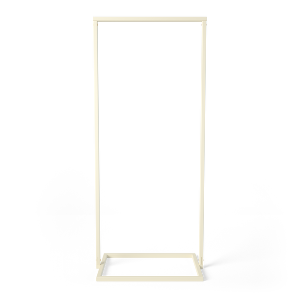 Frame Little x Tina Maria - Matte beige clothes rack with square bottom