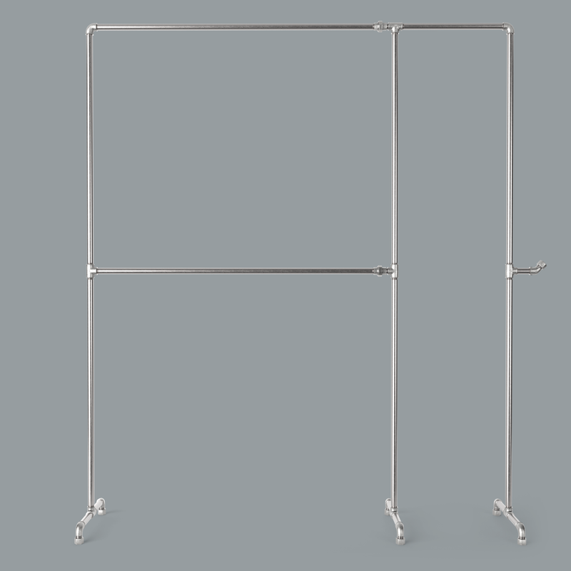 RackBuddy Wild Bill Elliot - Clothes rack with rail for dresses and coats