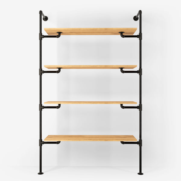 The Walk -In 1 Row Garderobe System - (4 planken)