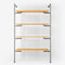 The Walk-In 1 row wardrobe system - (4 shelves)