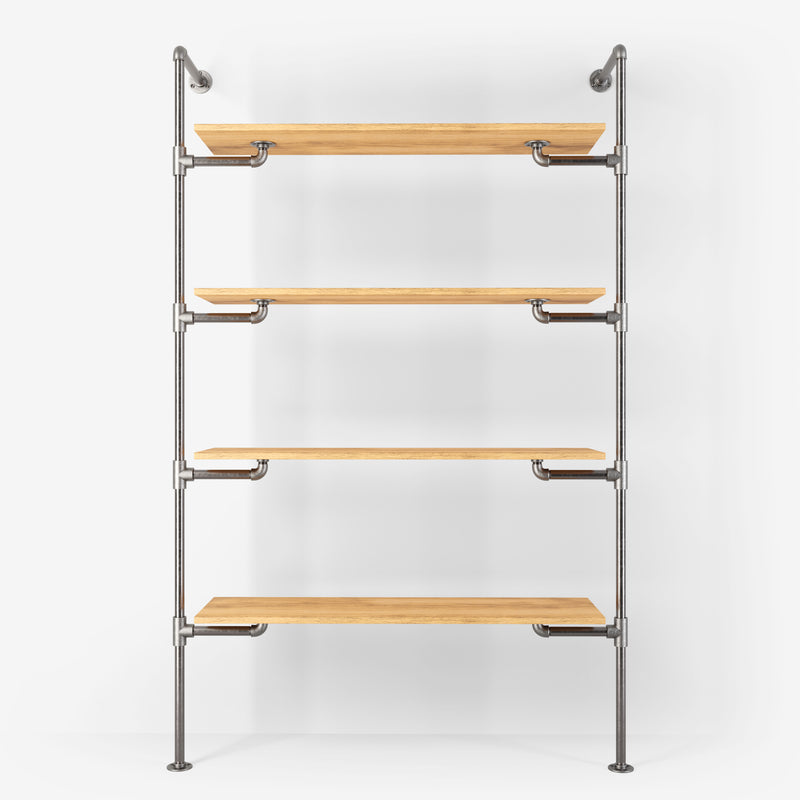 The Walk -In 1 Row Garderobe System - (4 planken)