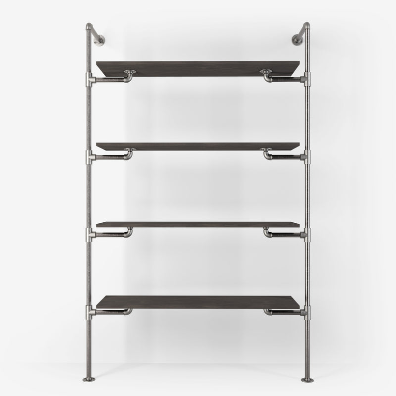 The Walk -In 1 Row Garderobe System - (4 planken)