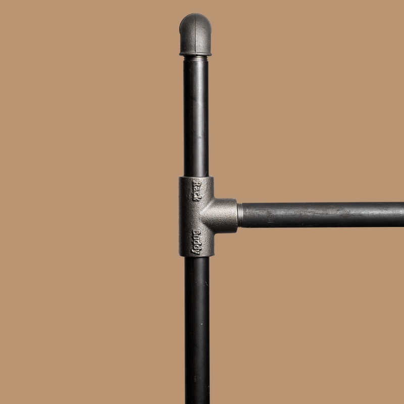 RackBuddy Bob Steele - Double rail wall-mounted clothes rack