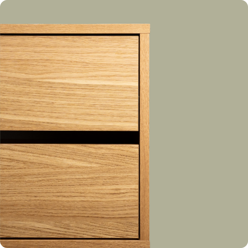 The Walk-In with dresser - (2 shelves + 1 dresser)