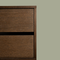 Frame walk-In 1 row wardrobe system with dresser - (2 shelves + 1 dresser)