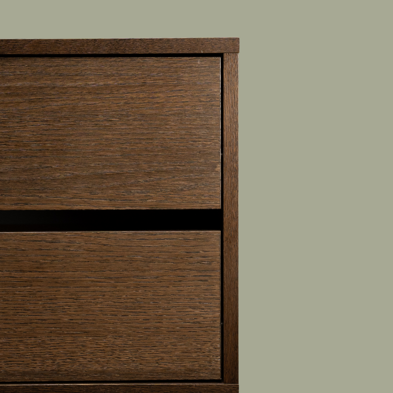 The Walk -in with Dresser - (1 Rail + 1 Dresser / 4 hyller)