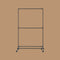 RackBuddy Dob Ringo - Double clothes rack on wheels