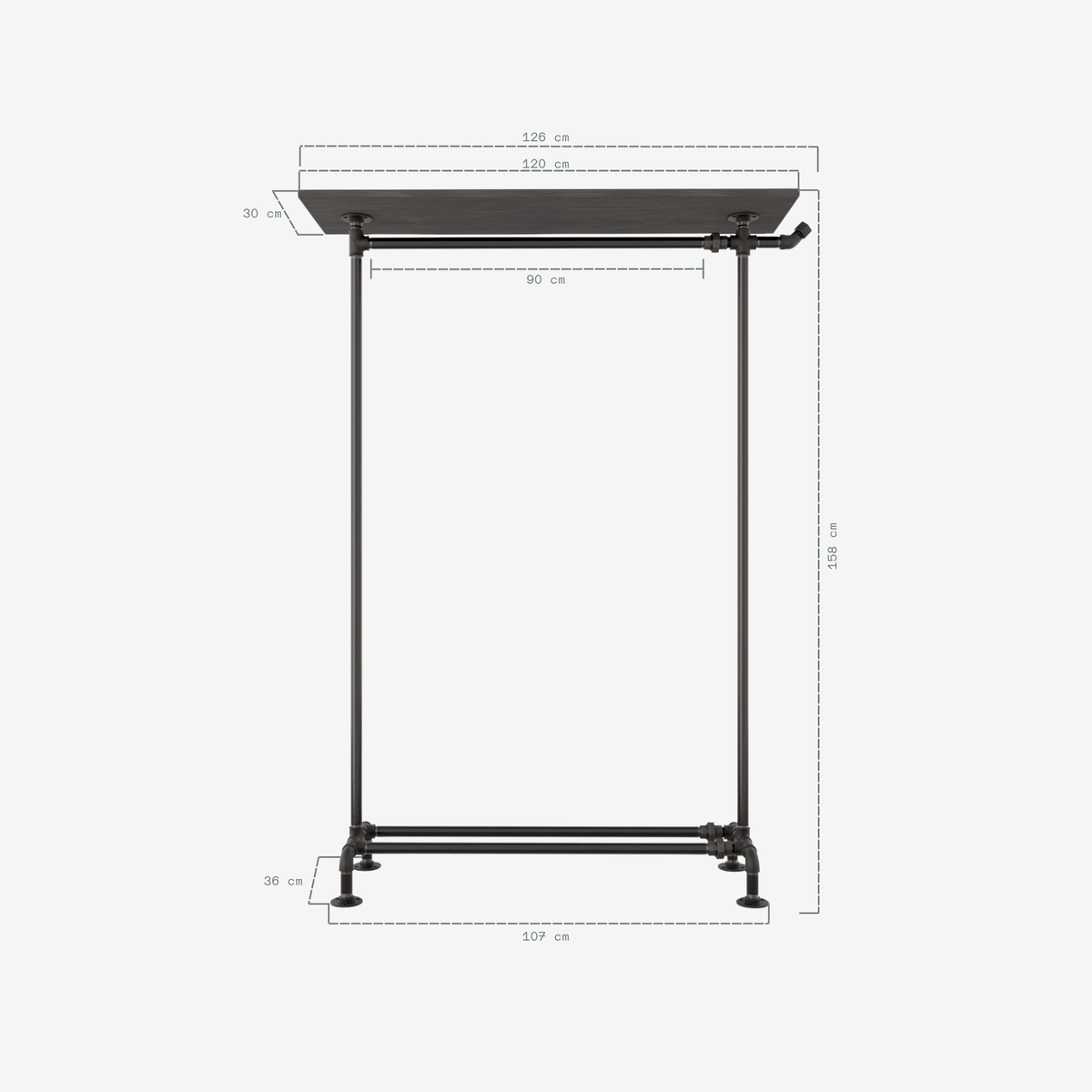 Original Billy clothes rack with shelf & hook | RackBuddy