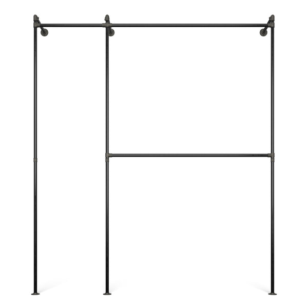 Original Walk-In 2 row wardrobe system - (1 rail / 2 rails)