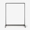 Clothes rack with shoe shelf in dark pipes