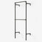Frame walk-in 1 rij kledingkastsysteem - (2 rails)
