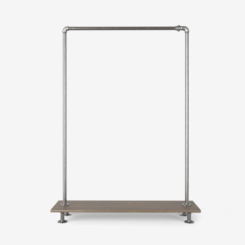 RackBuddy Jessie - Clothes rack with wooden shelf