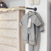 wall mounted clothes hook from dark water pipes perfect as display for special clothes in clothing store
