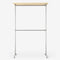 RackBuddy Calico - Double clothes rack with shelf