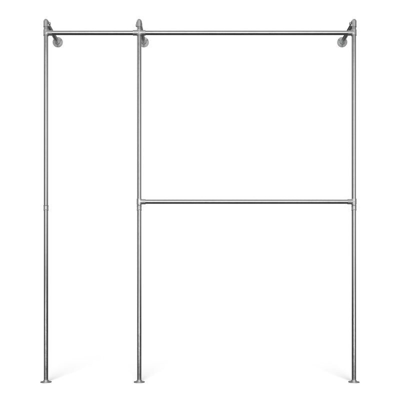 Original Walk-In 2 row wardrobe system - (1 rail / 2 rails)