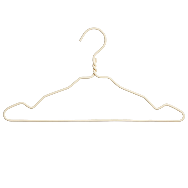 Tina Maria - Set of 5 matte beige clothes hanger