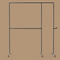 RackBuddy Wild Bill Elliot - Clothes rack with rail for dresses and coats