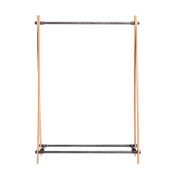 RackBuddy Odin - Clothes rack in classic oak and iron
