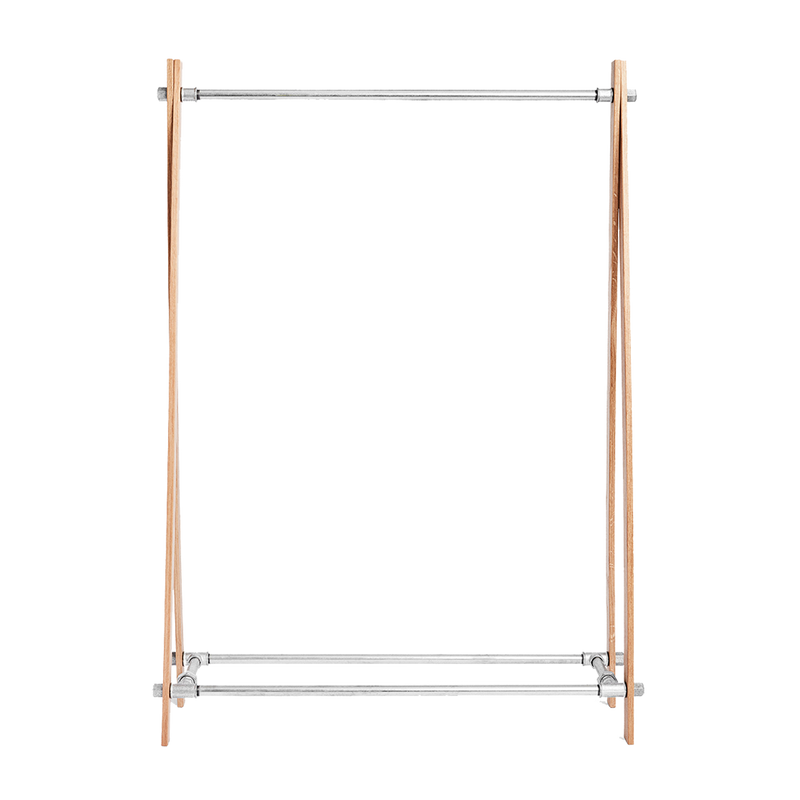 RackBuddy Odin - Clothes rack in classic oak and iron